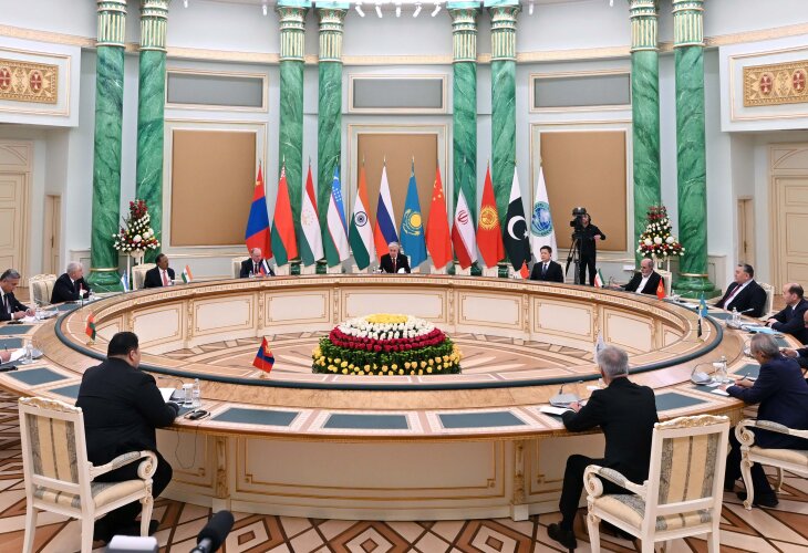 Президент Казахстана поднял вопросы безопасности на встрече с членами ШОС