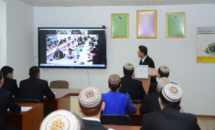В аграрном вузе Туркменистана провели онлайн-лекцию