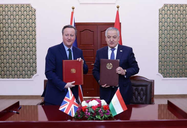Глава министерства иностранных дел Великобритании приехал Таджикистан