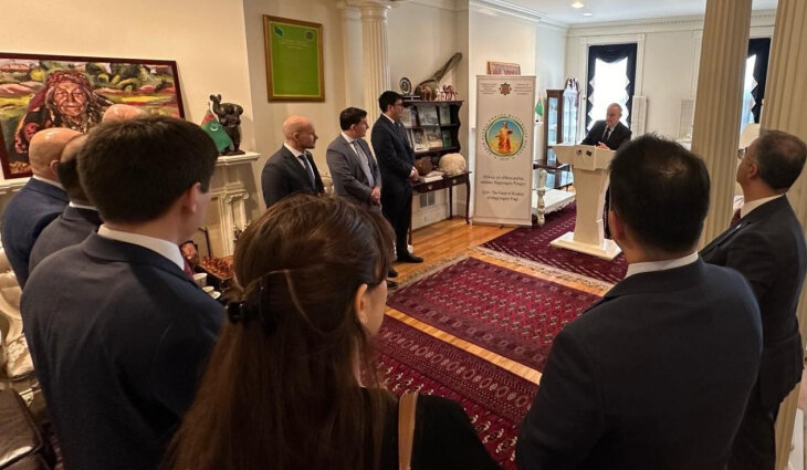 Посольство Туркменистана в США провело шахматный турнир в честь юбилея Махтумкули Фраги